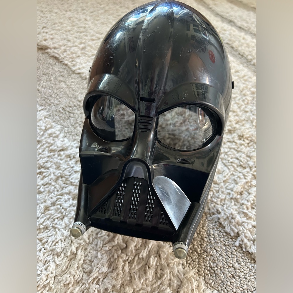 Star Wars Darth Vader face mask plastic adjustable Halloween cosplay adult kid